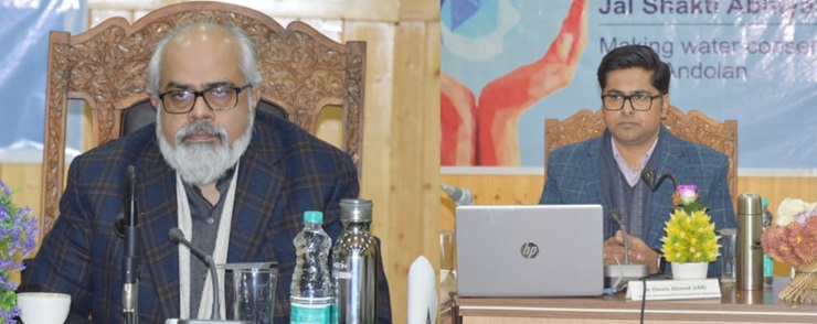 Union Joint Secretary visits Bandipora_ reviews progress of Jal Shakti Abhiyaan, other related activities
