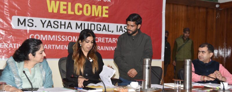 Yasha Mudgal chairs meeting to review SSR of Electoral Rolls in Udhampur