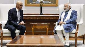 ہندوستانی نژاد ستیہ نڈیلا بنے ’سی ای او آف دی ایئر‘، چیٹ جی پی ٹی کے سیم آلٹ مین کو دی شکست