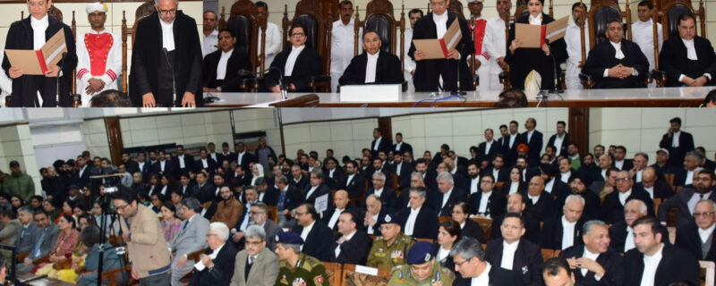 چیف جسٹس نے دو جج صاحبان کو ہائی کورٹ کے مستقل ججوں کے عہدے کا حلف دِلایا