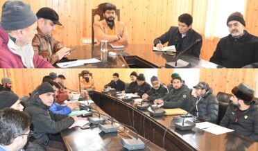 ضلع ترقیاتی کمشنر گاندربل نے جامع زرعی ترقیاتی پروگرام (ایچ اے ڈی پی)کی پیش رفت کا جائزہ لیا