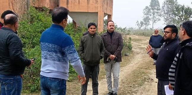 ضلع ترقیاتی کمشنر سانبہ نے موہر گڈھ ہیر ٹیج سائٹ کی تزئین و آرائش کے کام کا معائینہ کیا