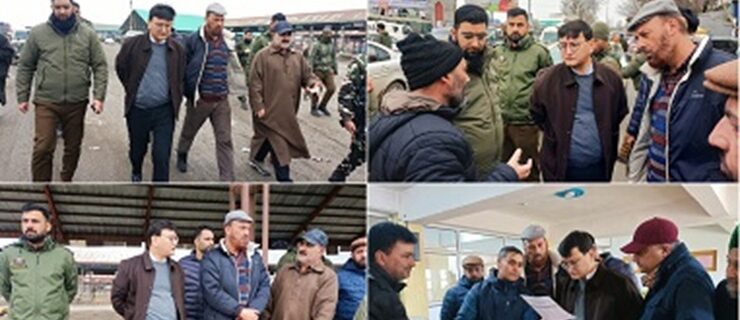 DDC B'la visits Sopore Addresses Developmental Concerns and Ensures Civic Amenities