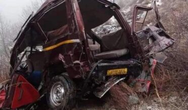 In Odi, the passenger car fell into a deep ditch