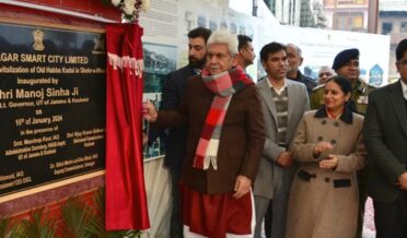 Lt Governor Shri Manoj Sinha inaugurated revamped Old Habba Kadal Bridge on river Jhelum in Shehr-e-Khaas