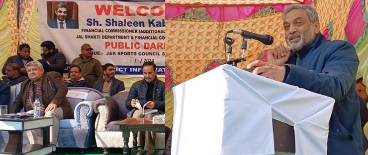 Shaleen Kabra chairs public darbar at far off Sungri village