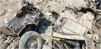 The SUV fell into a deep ditch in Jammu's Reasi