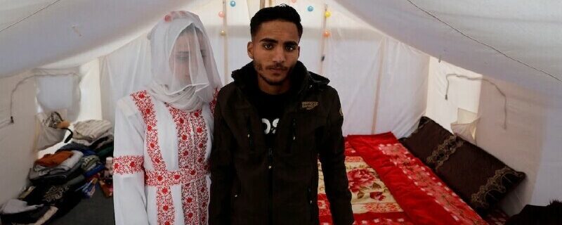 غزہ کے سوگوار ماحول میں خوشی کے لمحات، فلسطینی نوجوان نے شادی کرلی