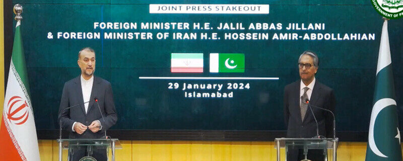 پاک-ایران سرحدی علاقے میں دہشتگردوں کو ’تیسرے ملک‘ کی مدد حاصل ہے، ایرانی وزیر خارجہ