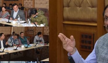 Advisor Bhatnagar reviews physical, financial progress of various schemes in SDD