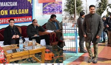 ضلع ترقیاتی کمشنر کولگام نے منزگام میں عوامی دربار کی صدارت کی اور عوامی مسائل سنے