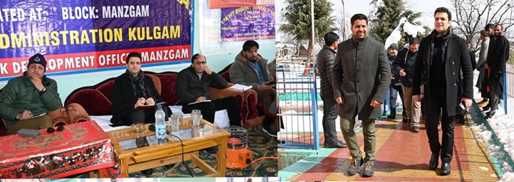 ضلع ترقیاتی کمشنر کولگام نے منزگام میں عوامی دربار کی صدارت کی اور عوامی مسائل سنے