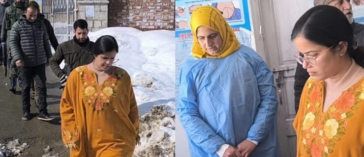 DC Kupwara takes stock of snow clearance_ inspects H&WC Rawathpora