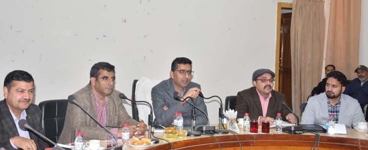 Dr. Shahid Iqbal reviews MGNREGA, SBM, IWMP, RGSA & NRLM plans at Rajouri