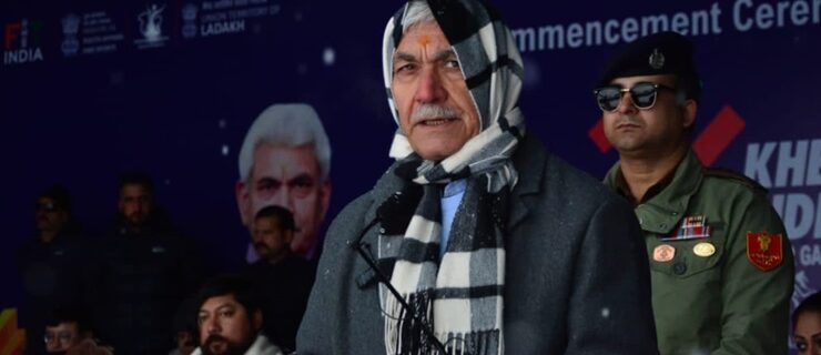 لیفٹیننٹ گورنر نے گلمرگ میں چوتھے کھیلو اِنڈیا گیمز کے سنو سپورٹس ایونٹ کا اِفتتاح کیا