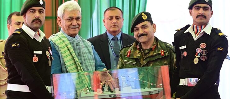 Lt Governor Shri Manoj Sinha interacted with NCC cadets, who took part in Republic Day Parade in New Delhi