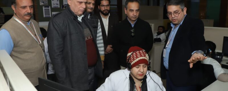 مشن ڈائریکٹر این ایچ ایم نے 108 ایمر جنسی رسپانس سینٹر کا دورہ کیا