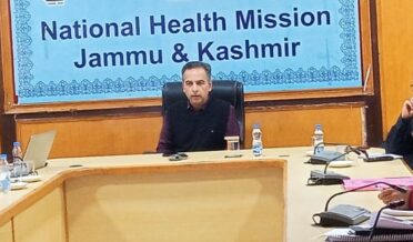 Nazim Zai reviews implementation of NTEP, adult BCG vaccination trial in J&K