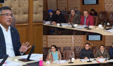 Shailendra Kumar reviews annual plan for HADP projects, pilot projects of SKUAST