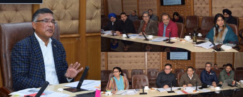 Shailendra Kumar reviews annual plan for HADP projects, pilot projects of SKUAST