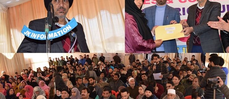 وکرم جیت سنگھ نے پلوامہ میں عوامی دربار کی صدارت کی