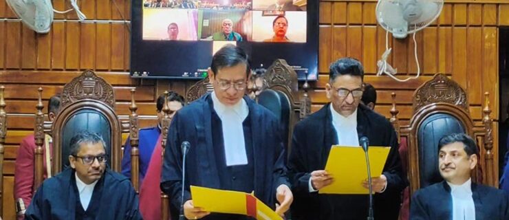 چیف جسٹس نے جسٹس محمد یوسف وانی کو بحیثیت ایڈیشنل جج کے عہدے کا حلف دِلایا