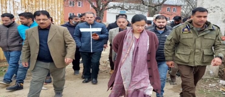 DC Kupwara visits various polling stations to take stock of arrangements