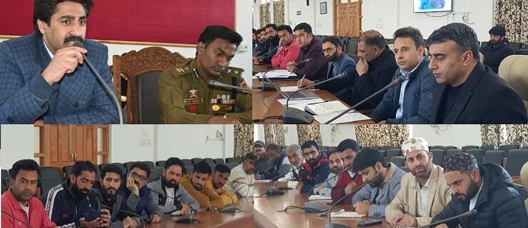 District Election Officer Anantnag holds election related meetings with Political Parties and Media Representatives