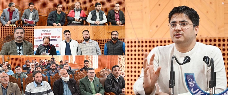 HOIs, BLOs of AC-Zainapora imparted Election training