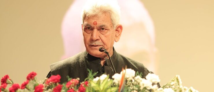Lt Governor Sh Manoj Sinha addresses SRCCÆs Business Conclave 2024 in New Delhi