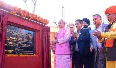 Lt Governor Sh Manoj Sinha laid foundation stone of PoJK Bhawan at Suketar Jammu