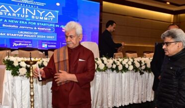 Lt Governor Sh Manoj Sinha today launched 'New Jammu & Kashmir Start-up Policy- 2024-27'