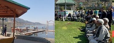 Manasbal Lake echoes with Voter Awareness Slogans under SVEEP Program