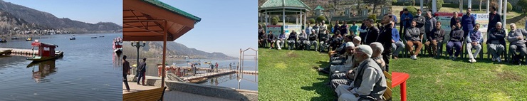 Manasbal Lake echoes with Voter Awareness Slogans under SVEEP Program