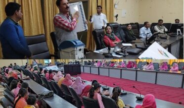 Training on handling of EVMs, VVPATs for Anganwari staff organised at Ramban