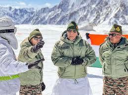 Rajnath Singh visited Siachen, reviewed military preparations