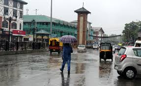 rain in srinagar