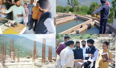 DC Doda inspects water treatment facility at Beoli Filtration Plant