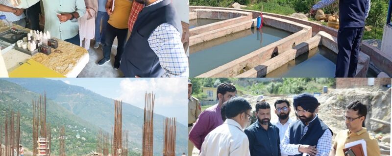 DC Doda inspects water treatment facility at Beoli Filtration Plant