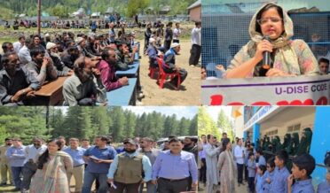 ضلع ترقیاتی کمشنر کپواڑہ نے دُور اُفتادہ علاقے بڈ نمبل کا دورہ کیا