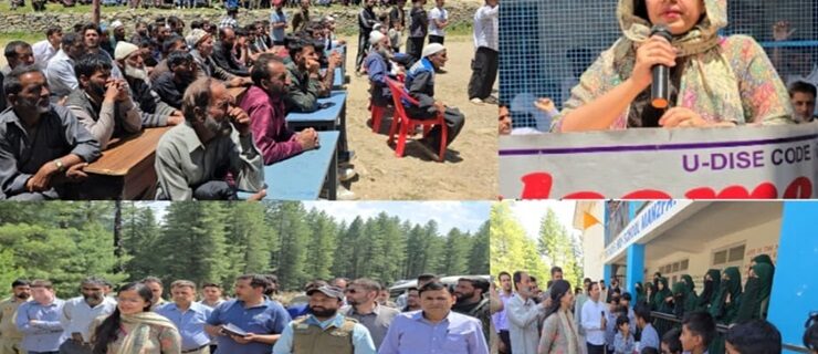 ضلع ترقیاتی کمشنر کپواڑہ نے دُور اُفتادہ علاقے بڈ نمبل کا دورہ کیا