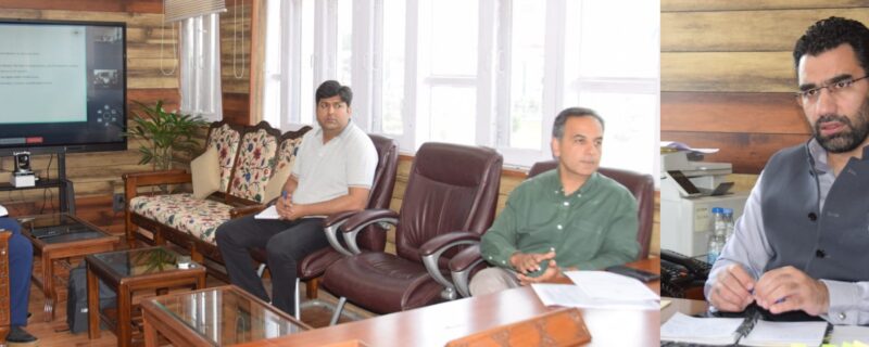 سیکرٹری صحت و طبی تعلیم نے جموںوکشمیر میں آیوشمان بھارت ڈیجیٹل مشن کی عمل آوری کا جائزہ لیا