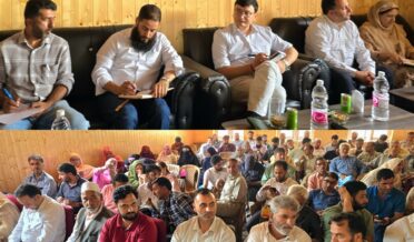 ضلع ترقیاتی کمشنر بارہمولہ کا اِمام باراں گوم احمد پورہ پٹن کا دورہ