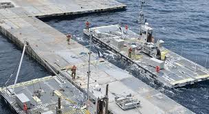 غزہ میں گھاٹ سے امداد کی ترسیل بحال،اقوام متحدہ کے اب بھی سیکیورٹی سے متعلق خدشات