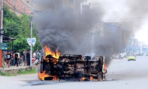 منی پور میں پھر تشدد بھڑک اُٹھا ،حالات کشیدہ