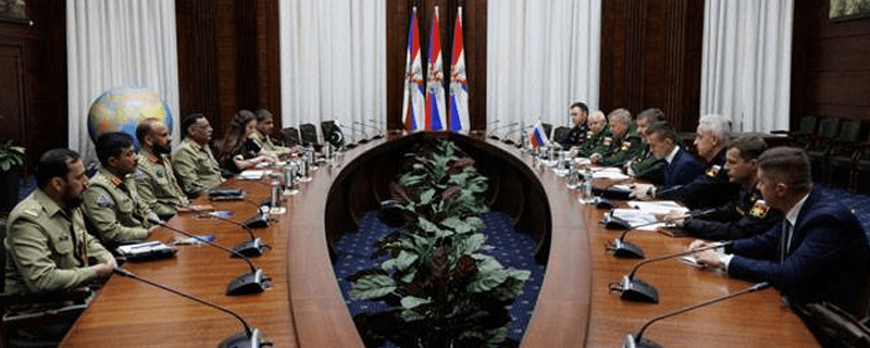 چیئرمین جوائنٹ چیفس جنرل ساحر شمشاد کی ماسکو میں اعلیٰ روسی حکام سے ملاقاتیں