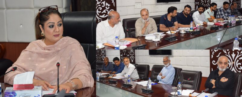 Chairperson KVIB presides over performance review meeting