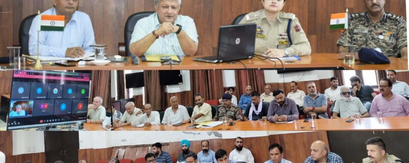 DC Reasi reviews arrangements for Kounsar Nag Yatra 2024