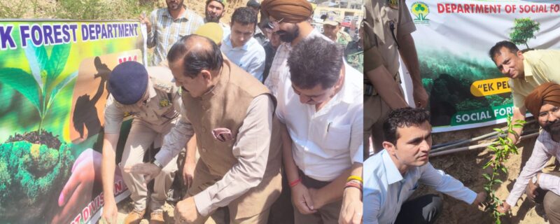 Dr Jitendra Singh visits Doda, participates in plantation drive