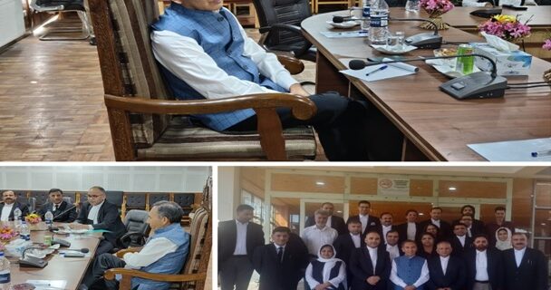 جسٹس تاشی ربستن نے ڈِسٹرکٹ کورٹ کمپلیکس سری نگر کا دورہ کیا اور ترقیاتی منصوبوں کا جائزہ لیا